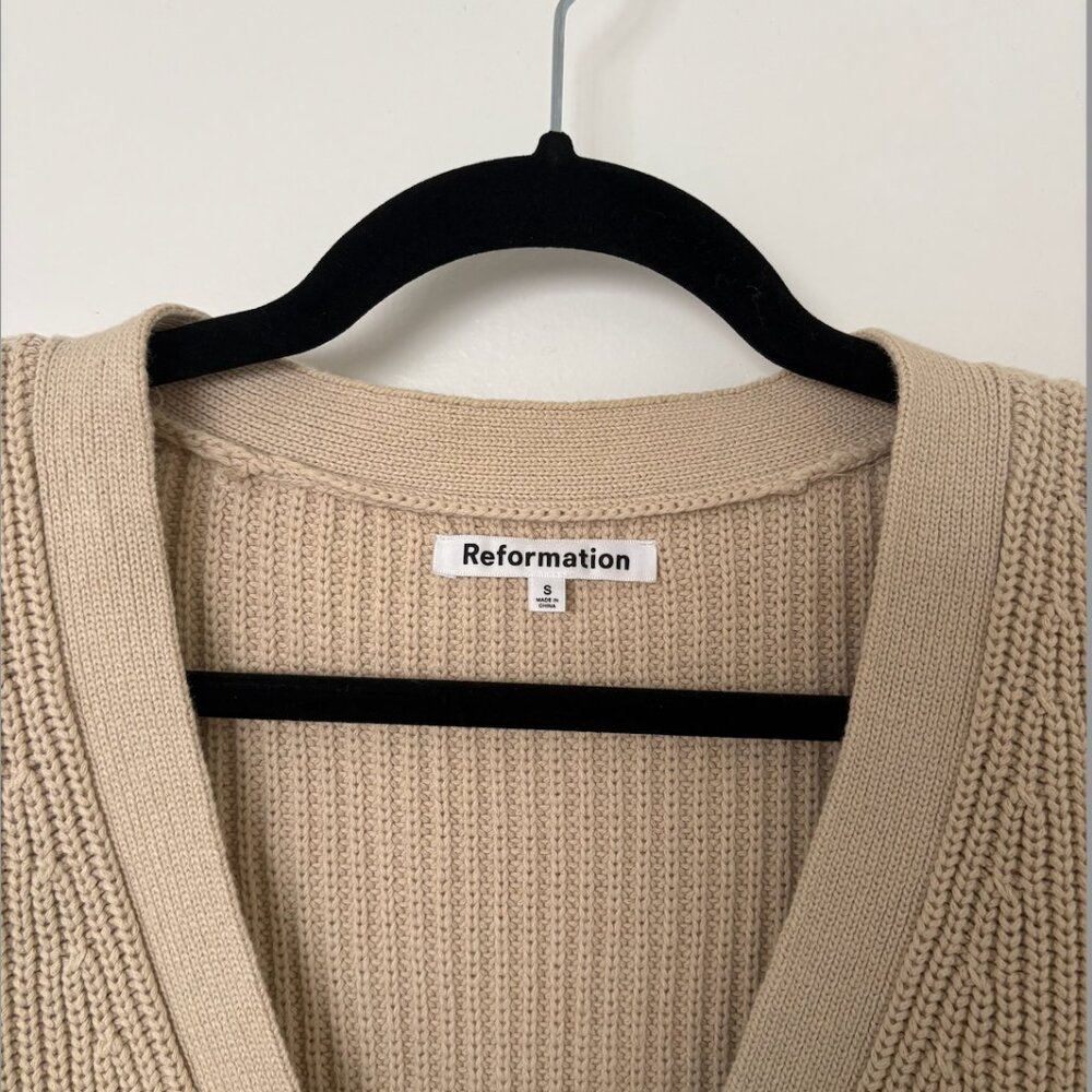 Reformation Cotton Knit Cardigan - Picture 2 of 3